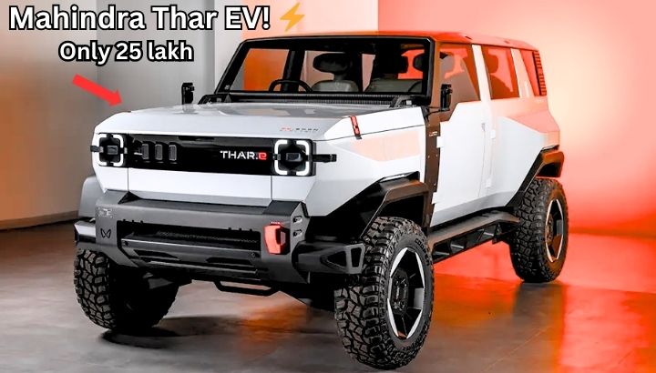 Mahindra ev thar milage
